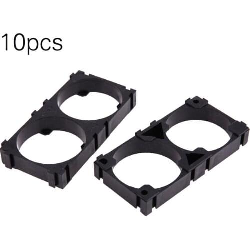 10pcs/lot 32650 2x Battery Holder Bracket Cell Safety Anti Vibration Plastic Brackets for 32650 Batteries Storage Box