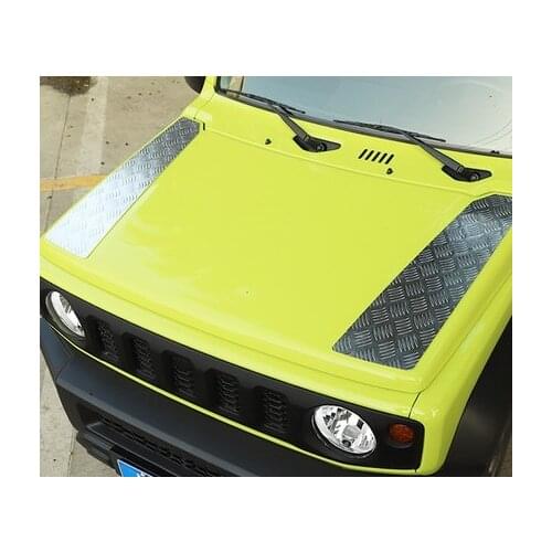 2020 JIMNY ACCESSORIES Car Hood Body Side Skirt Guard Decoration Tirm for Suzuki Jimny JB74 JB64