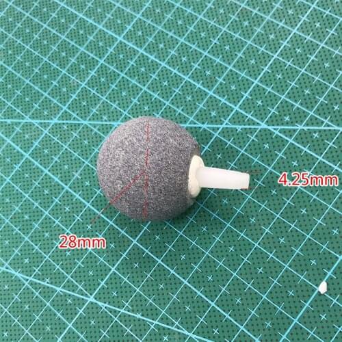 28mm Micro Aquarium Bubble Stone Aerator Fish Tank Pump Hydroponic Oxygen Plate Round Stone Mini acuario accesorio 2.8cm