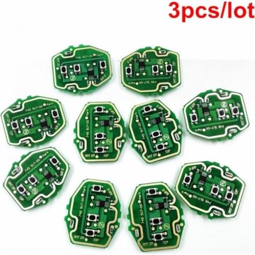 3 pcs New Keyless Entry EWS Remote Control Circuit Board 3 Button 315MHZ/433 for BMW E46