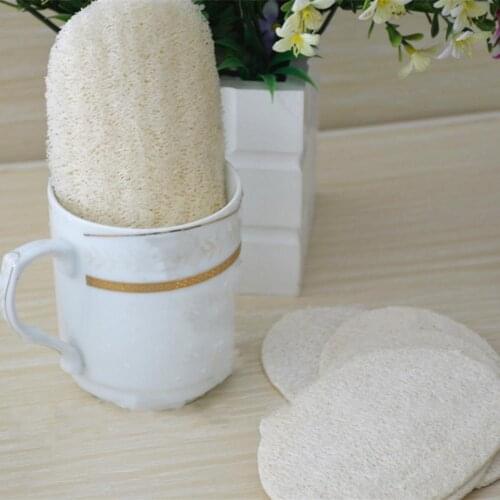 5Pcs Dish Towel Leightweight Quick Drying Microfiber Natural Loofah Dishwashing Brush for Home