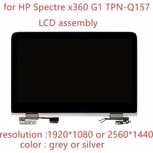 Free shipping 13.3" LCD LED Touch Screen Digitizer assembly replacement for HP Spectre x360 G1 lcd assembly TPN-Q157