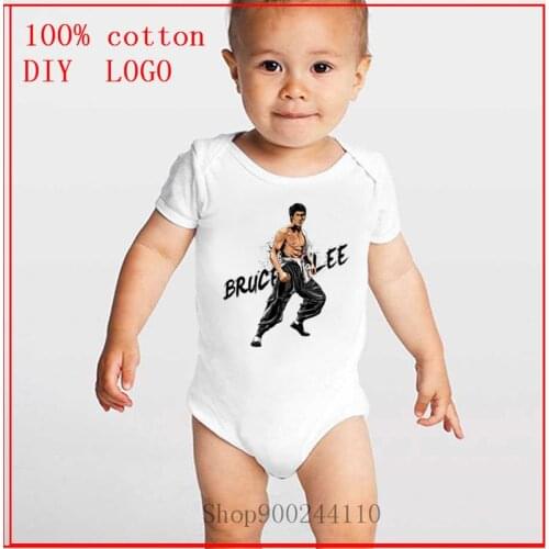 Bruce Lee boy and girl baby Bodysuit Baby romper Body Suit Newborn Summer Baby Jumpsuit baby Ropa de bebe Infant Sleeve