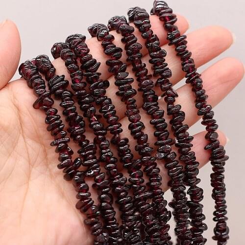Natural Stone Beads Irregular Gravel Beads Garnet Bead For Jewelry Making DIY Necklace Bracelet Earrings Accessory