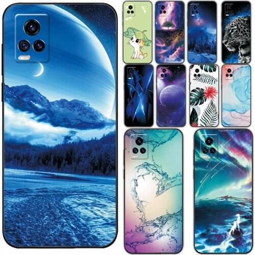 For vivo V20 Case Phone Bag on vivo V20 SE Scenery Style Fashion Case For vivo V20 Pro Soft TPU Silicone Cover For vivo V20 Capa