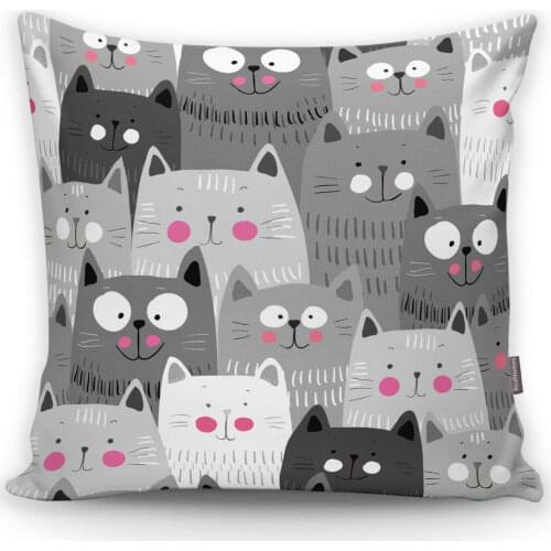 Digital Printed Cushion Pillow Decorate Case Good Quality Stylish Home Garden Room Kitchen Gift Convenient Modern
