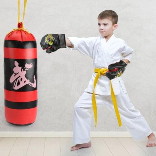 Kids Boxing Gloves Game Set Toy Sports Educational Games for Kid Decompression Outdoor Sports Boxing Boys Toys for Birthday Gift