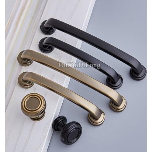 Classic 10PCS European Cabinet Pulls Handles Cupboard Wardrobe Drawer Cabinet Kitchen Door Handles and Knobs Furniture Hardware