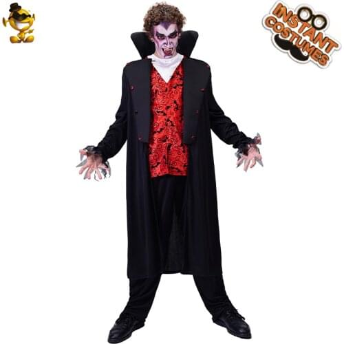 Halloween Costumes Luxury Vampire Fancy Dress Cosplay Party Role Play Vampire Costumes For Adult Men