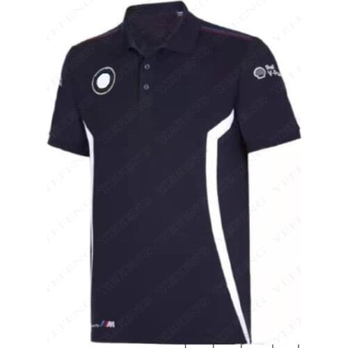 Summer Motorrad For Bmw Motorsport Team POLO T-Shirt Short Sleeve Jerseys Motorbike Motocross MX Dirt Bike Cycling Polyester