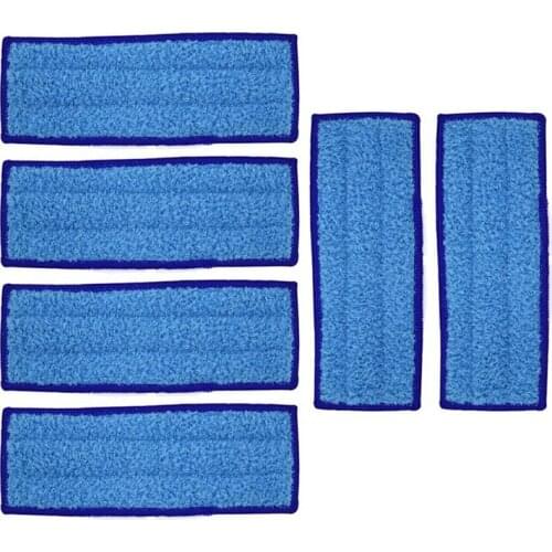 Washable Wet Mopping Pads Cloths Replacement for IRobot Braava Jet 200 Series 240 241 Model, 6-Pack