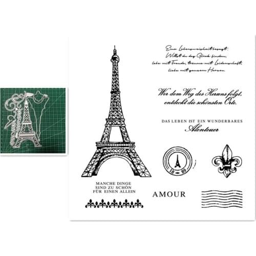 German Metal Cutting Dies and Clear Stamps Stencil For Scrapbook DIY Card Photo Album Embossing Crafts Dies 2021