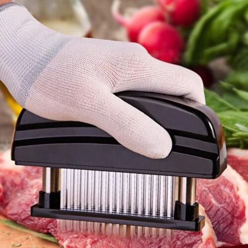 Meat Tenderizer Stainless Steel Knife Meat Beaf Steak Mallet Meat Tenderizer Hammer Pounder Cooking Tools 48 Blades Needle