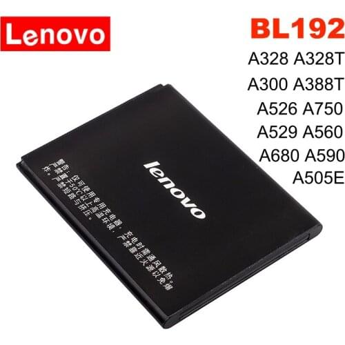 Original 3.7V 2000mAh BL192 For Lenovo A328 A328T A526 A750 A529 A560 A680 A590 A300 A388T A505E Battery