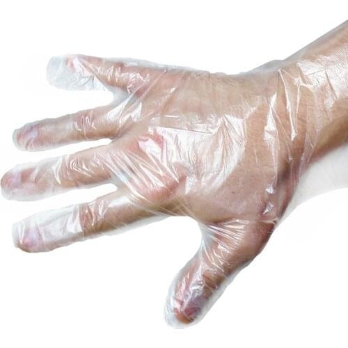 A bag of 100 catering food grade disposable gloves in color bags Dense without holes the selection of high quality workmanship