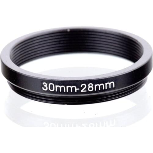 RISE(UK) 30mm-28mm 30-28 mm 30 to 28 Step down Ring Filter Adapter black
