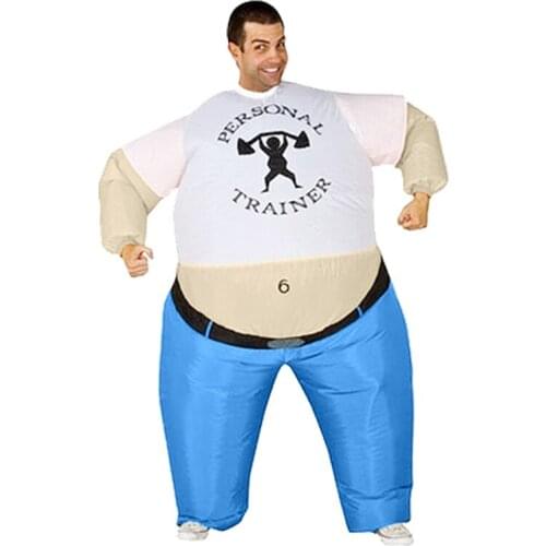 Strong Sailor Inflatable Costume Halloween Costumes for Men Adult Cosplay Party Costume Funny Man Christmas Dress Suit