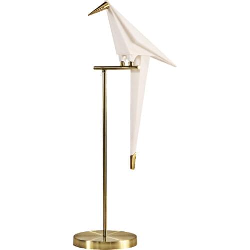 Postmodernism Bird Shaped Iron Table Lamp Bed Room Decoration Kid Study Table and Desk Living Room Light Fixtures LED Lighting