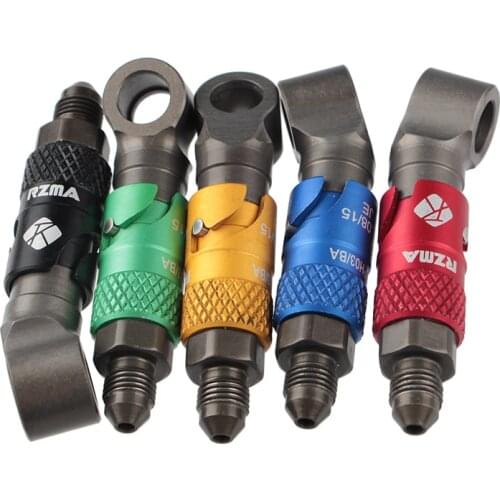 RZMAMotorcycle general aluminum alloy front andrear brake line caliper quick release cover disassembly adapter caliper sectioner