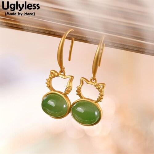 Uglyless Women's Gold Earrings