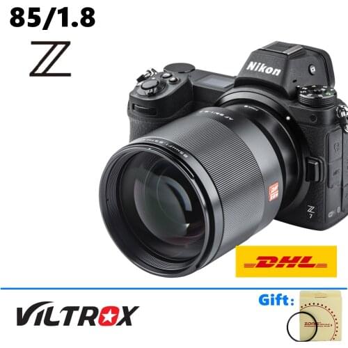 Viltrox 85mm f1.8 STM Auto Focus Full Frame fixed Lens for Nikon Z mount Z5 Z6 Z7 Z50 Z7II Z6II Cameras