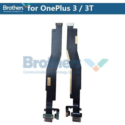Type-C Charge For Oneplus 3 3T USB Charging Dock Flex Cable For Oneplus3 A3000 A3010 Charger Port Phone Replacement Tested Work