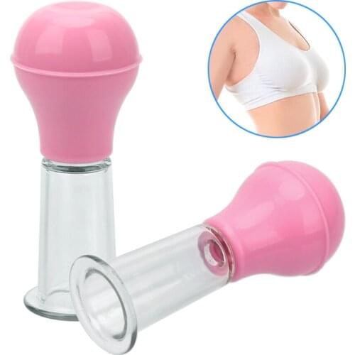 1 Pair Nipples Sucker Breast Enlarger Vacuum Pump Sucker Sex Toy For Couple Breast Massage Breast Enhancement