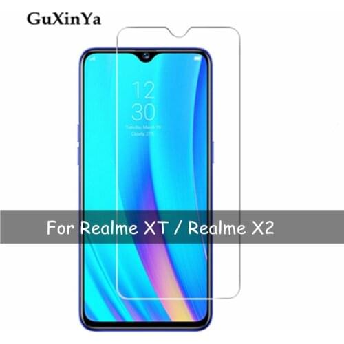 2pcs Tempered Glass on Realme X2 Screen Protector 9H Glass For Oppo Realme X2 Anti-scratch Protective Glass Realme XT Phone Film