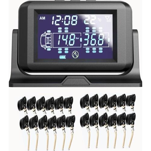24 wheel truck model wholesale price full viewing angle LCD screen smart tire pressure monitor TPMS