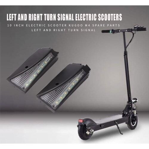 2x 10 inch Electric Scooter Light Left Right Lamp Turn Signal Lamp Warning Taillight for Kugoo M4 Kick Scooter Accessories Parts