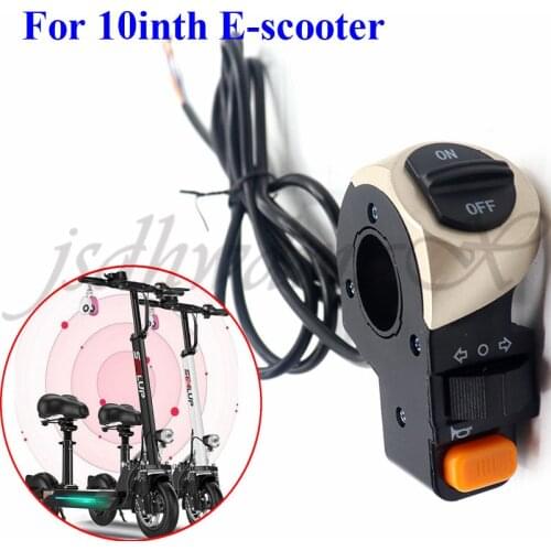 3 In 1 E-Bike Switch Scooter Front Lamp Signal Turn Light Horn Electric Bicycle Switch For Less 22.5mm Handlebar Cycling Parts