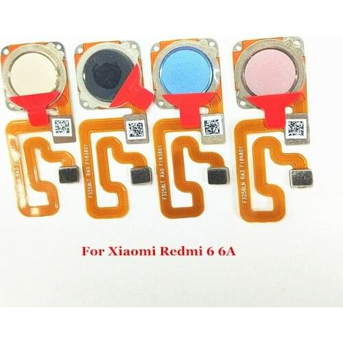 5x Home Button FingerPrint Touch ID Sensor Flex Cable Ribbon For Xiaomi Redmi 6 6A