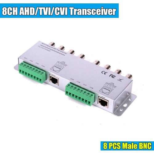 8ch Passive Video Balun The Bnc To Utp Rj45 Cat5 Camera Dvr Transceiver