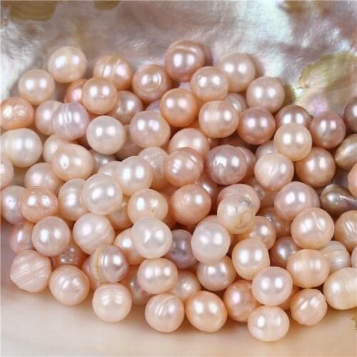 Factory Price 9-10mm Natural Potato Shape Loose Beads Freshwater Pearl For Jewelry Making