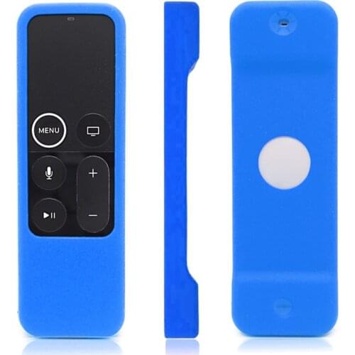 Colorful Silicone Protective Case for Apple TV 4K 2nd Gen Siri Remote Anti-Slip Durable Shockproof Cover Household Merchandise