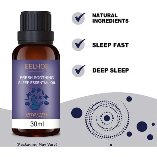 30ml Natural Sleep Aid Anti Stress Sleep Essential Oil Soothing Sleep Aid Spray Plant Essence Lavender Relief Help Sleep TSLM2