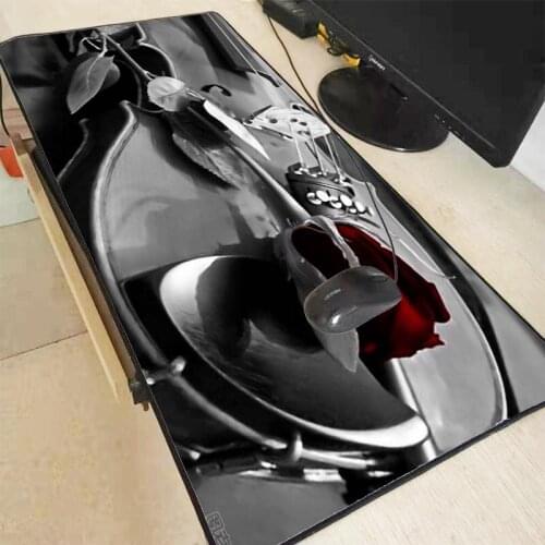 Mairuige Beautiful Anime Silver Flowers High Speed New Mousepad Large Gaming Mouse Pad Anti-slip Locking Edge Computer Desk Mat