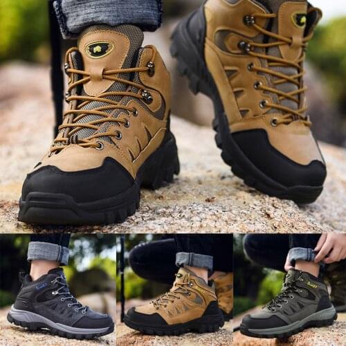 New Hiking Wilderness Adventure Shoes Men Snow Boots High Top outdoor boots waterproof hiking shoes for Men кроссовки мужские