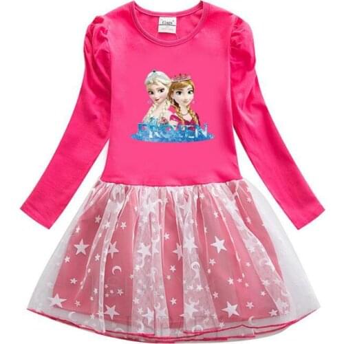 Disney Elsa Dress Frozen 2 Baby Girls Toddler Infant Elsa Anna Princess Frozen Dress Girls Birthday Party Dresses Girl