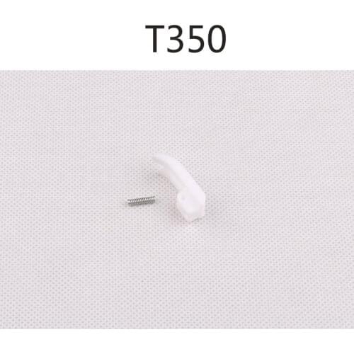 T350 White padded presser foot plate with spring flat plastic bottom plate Suitable for industrial sewing machine