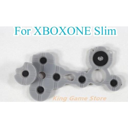 3pcs/lot Silicon Conductive Rubber Pad For Xbox One Slim S Game Controller Contact Key Button Pads For Xbox one slim S Gamepad