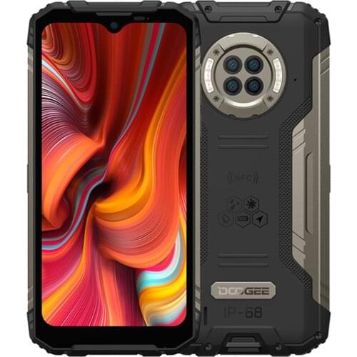 DOOGEE S96 Pro Rugged Phone 6350mAh 20MP Infrared Night Vision Helio G90 Octa Core 8+128GB 6350mAh 48MP Round Quad Camera Phone