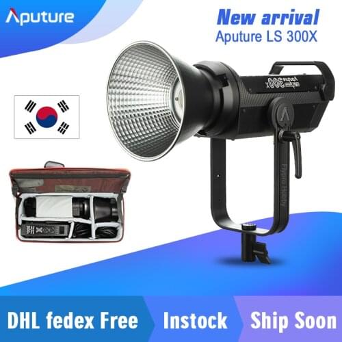 Aputure LS 300X led light Bi-Color 2700K-6500K tunable White Point Bowens mount V-mount plante pk aputure ls 300d