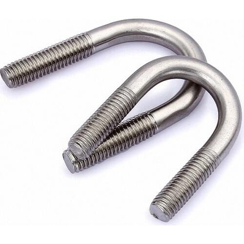 304 Stainless Steel U Screw Clamp U Bolt U-bolts M6 M8 M10 M12