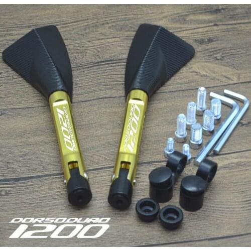 Universal Motorcycle mirror CNC side Rearview for Aprilia DORSODURO 1200 DORSODURO1200 2011-2015