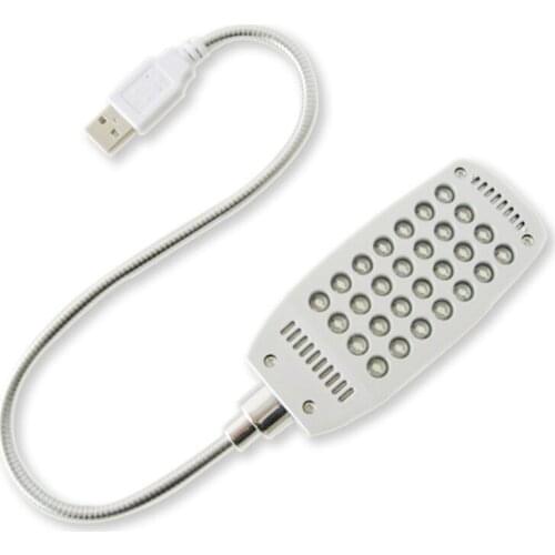 USB Light Computer Lamp Flexible Bright Mini 28 LED for Notebook Computer Desktop PC laptop