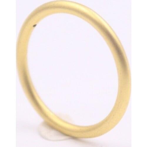 Gold 999 Real 24K Yellow Gold Ring For Women 3D Hard Gold Polish Surface Womans Gold Ring US 6