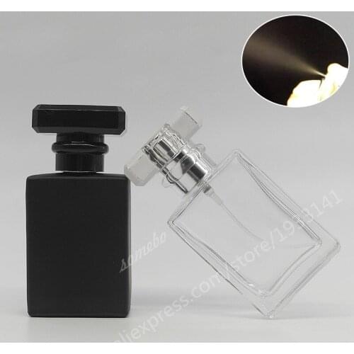 10 x 30ML High-grade Hydrating Spray Bottle,Perfume Sub-bottle, Glass Travel Press Small Spray bottle, Empty Perfume Bottle