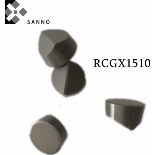 2pcs/lot CNC ceramic inserts RCGX0907 / 1207 / 1510 RCGV circular arc tu blade tapered positioning rolling inserts for cast iron
