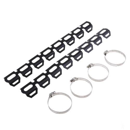 2x Motorcycle Exhaust Muffler Pipe Heat Shield Guard Cover For BMW R1200GS F800GS F700GS F650GS